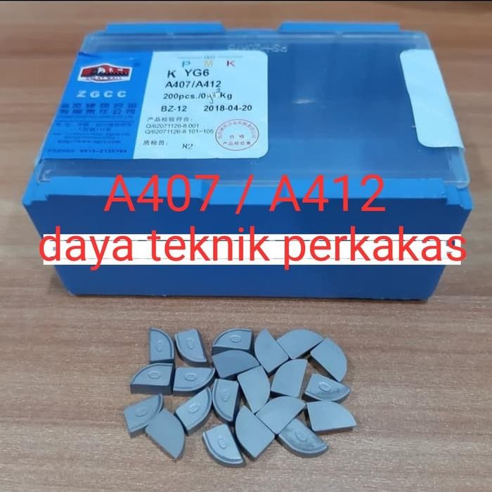 Mantab Yg6 - Mata Pahat Widia A412/407 - Tip Widia - Mata Bubut Widia Yg6 Terlariss 