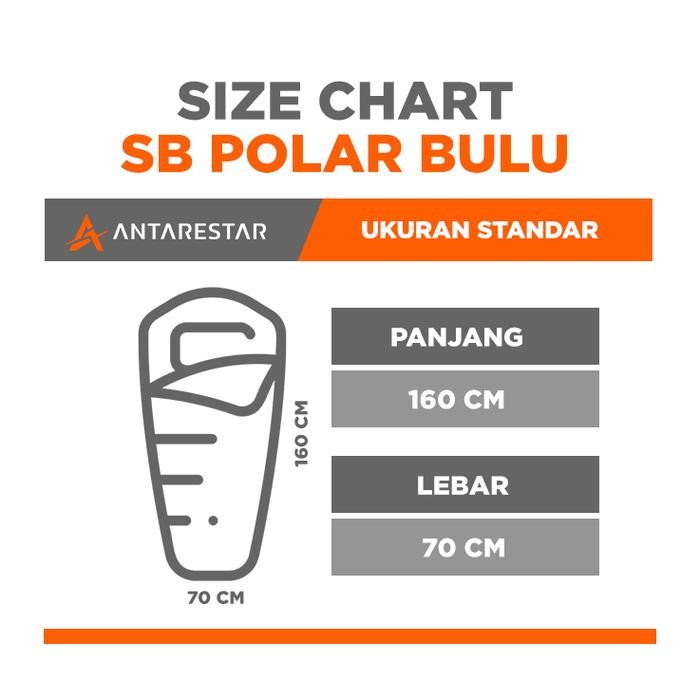 Sleeping Bag Polar Bulu Camping Outdoor Antarestar