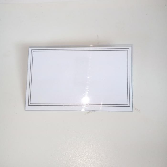 

Ready Name Badges Multi Transparan / Putih Untuk Id Card