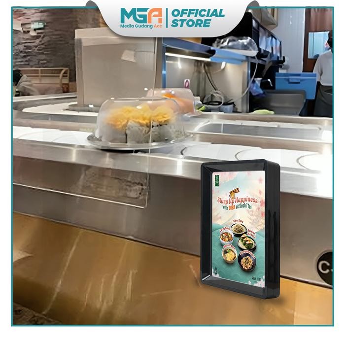 

Ready Uhoo Standing Sign A4 Display Akrilik Tempat Brosur Menu Tent Card