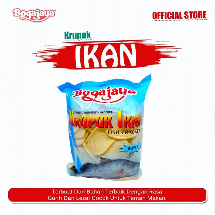 

SIAPKIRIM krupuk ikan bogajaya (biru) READY STOCK