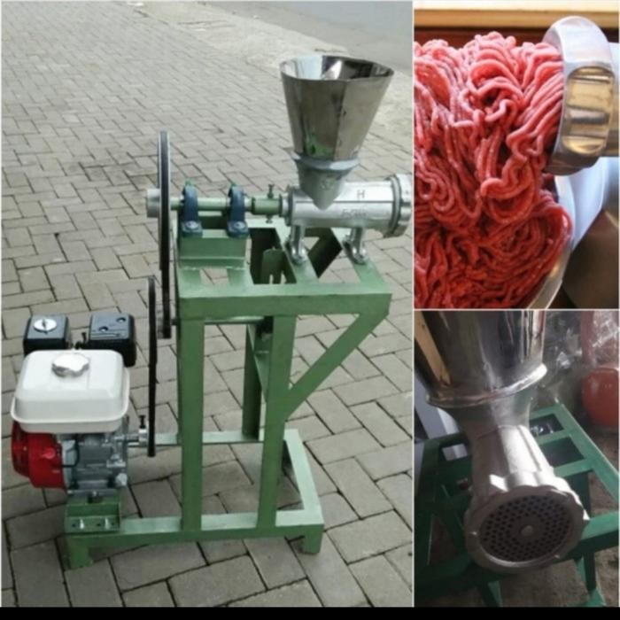 mesin giling daging/ cabe/ kacang tanah+ mesin gx 160