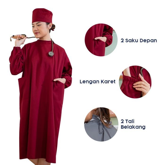 Pilihan- Gown Apd Surgical Gown Medis Lincurt "Drill Premium Series"