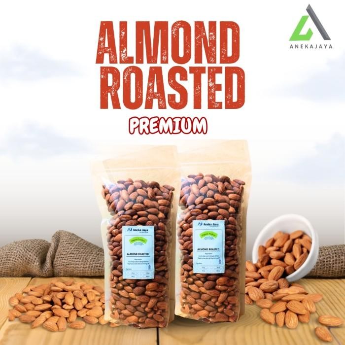 

Kacang almond rosted 1000 gram / kacang almond panggang 1000 gram