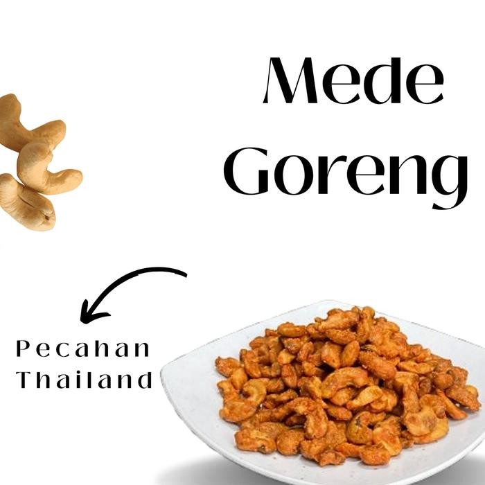 

Kacang Mede Pecahan Matang Cemilan Mete Patahan Goreng ( Rasa Asin, Rasa Thailand dan Rasa Bawang