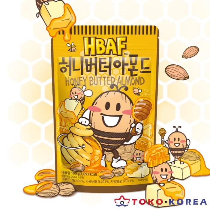 [ HBAF ] Honey Butter Almond 190gram