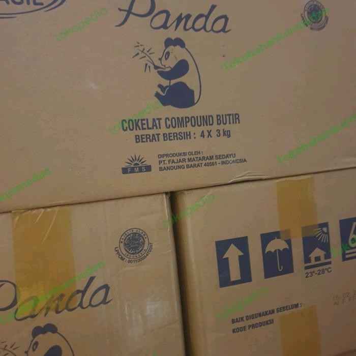 

Baru coklat butir Lagie Panda 4 x 3kg