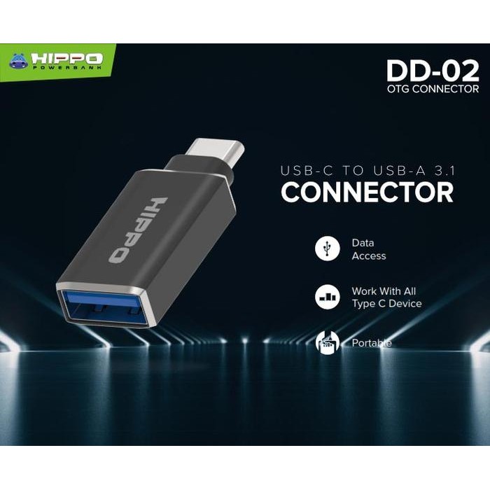 Hippo OTG DD02 OTG USB C To USB A - Type C To USB A - Gen 3.1