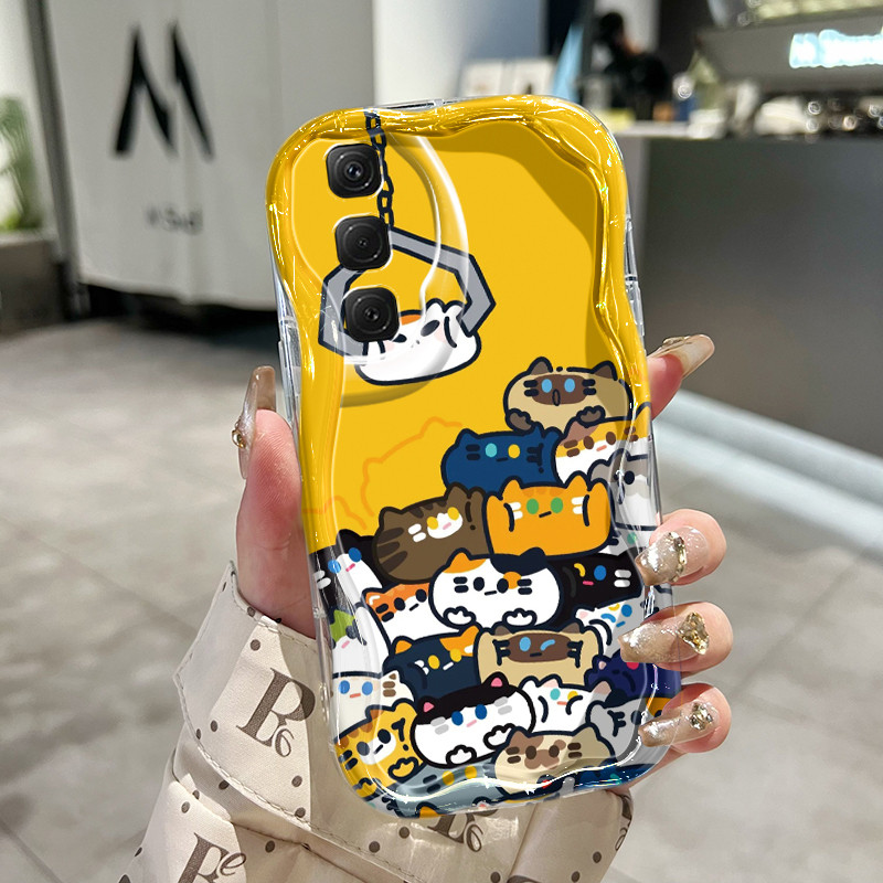 Casing Hp Untuk Infinix Hot 50 Hot 50i Hot 50 Pro Case Mesin cakar Kasing krim  Airbag melindungi po