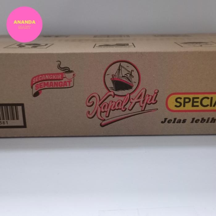 

kapal api special 1 dus/kopi bubuk 20rtg x 11bks x 6,5g.