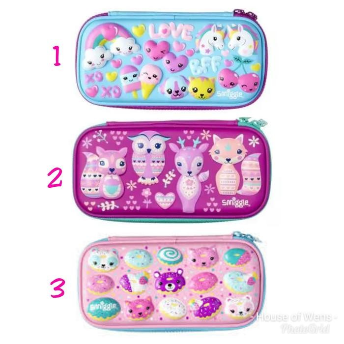 

Smiggle Woop Small Hardtop Pencil Case - Tempat Pensil Smiggle