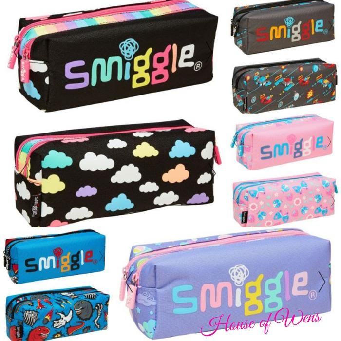 

Smiggle Peppy Lite Twin Zip Pencil Case Original - Tempat Pensil