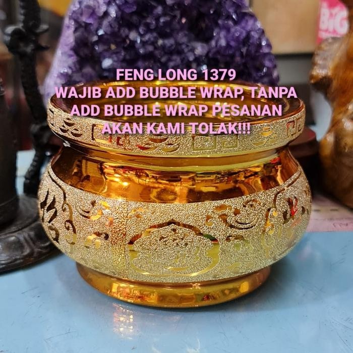 Easy Art - Hiolo Jin Yu Man Tang Cao Cai Jin Bao Keramik Emas 4" / 4 Inch