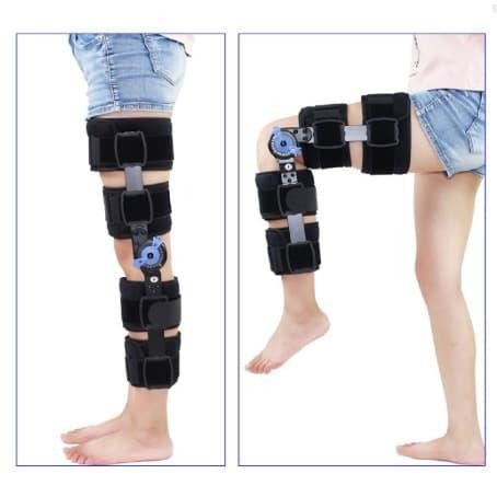 PROMO KNEE BRACE ROM AJUSTABLE KNEE BRACE PASCA OPRASI LIGAMEN KNEE BRACE SIAP KIRIM