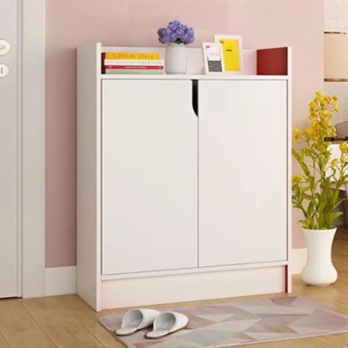 DBest Grup - DISKON Lemari Sepatu Minimalis Rak Sepatu Kayu Rak Sepatu XJ-5-1