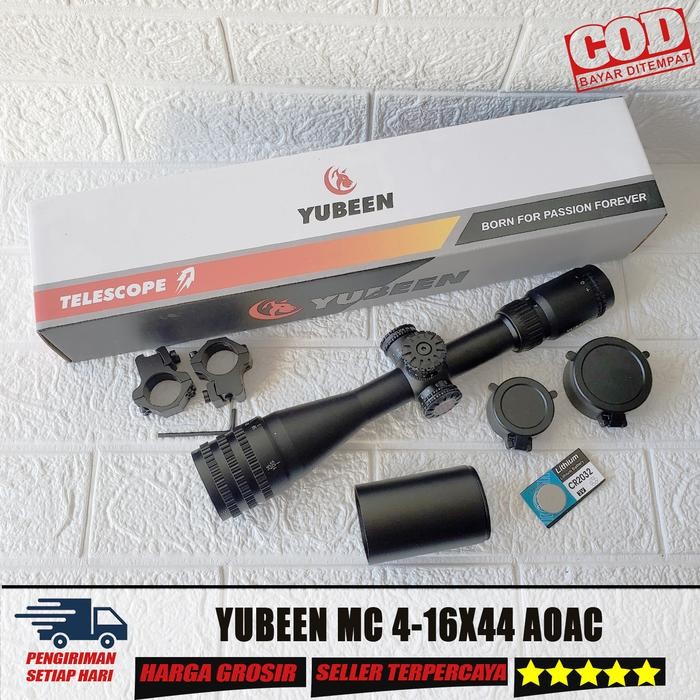 Telescope Yubeen MC 4-16x44 AOE New Yubeen 4-16x44 AOE Paralax Depan