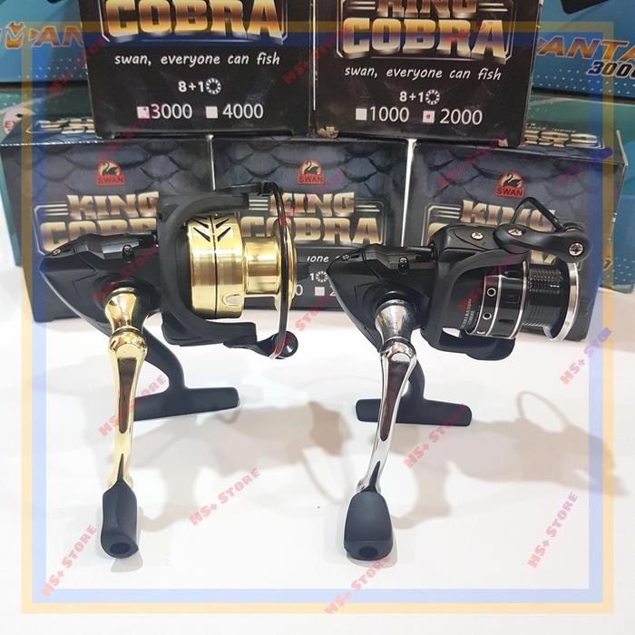 Reel Pancing Swan King Cobra Gulungan Pancing