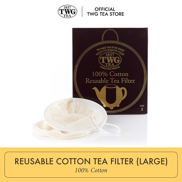 

TWG Tea Reusable Cotton Tea Filter (Large)