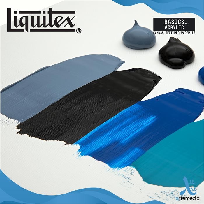 

Kertas Gambar Liquitex Basics A5 Canvas Texture Acrylic Paper Pad