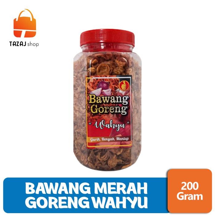 

NEW PRODUK BAWANG MERAH GORENG WAHYU KEMASAN TOPLES REE RAIN