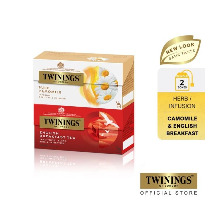 

Exp Lama Bundle Twinings Teh Celup Pure Camomile & English Breakfast - Paket Teh Premium Shopee
