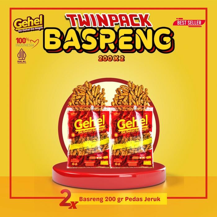

Pilihan- Twinpack Basreng 200Gr - Cemilan Pedas Jeruk