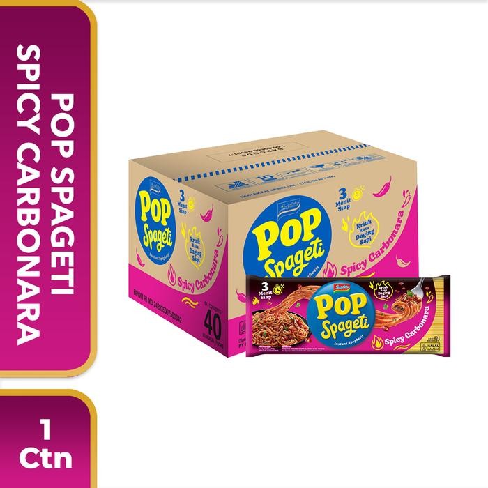

Pilihan- Ctn - Pop Spageti Spicy Carbonara 84 Gr