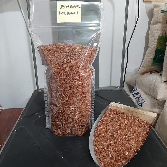 

Pilihan- Beras Jembar Merah Super Asal Ciparay 1Kg