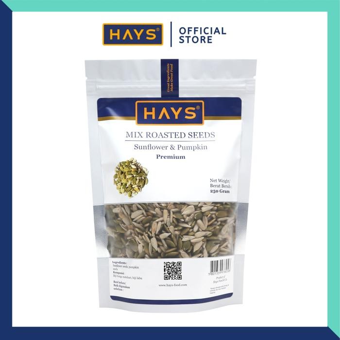

TERLARIS Mix Roasted Seeds 250 Gram (Pumpkin seeds+Sunflower seeds) - HAYS READY STOCK