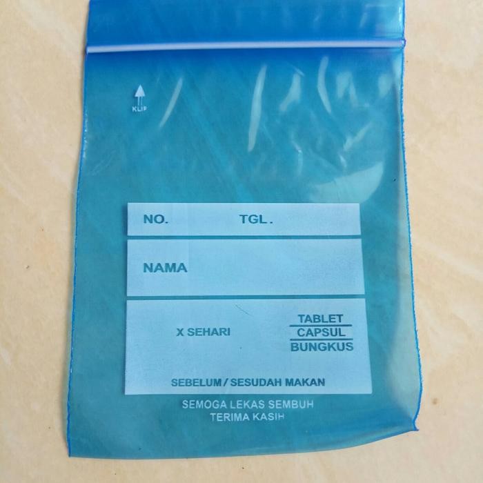 Pilihan- Plastik Klip Obat 10 X 7 Plastik Obat