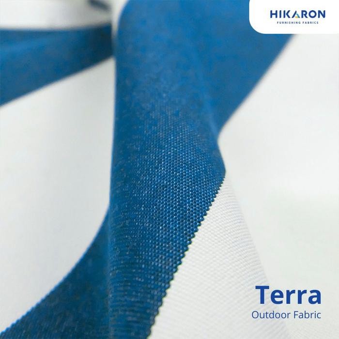 Pilihan- Terra : Kain Hikaron Outdoor/Kain Canvas Salur Waterproof/Kain Sofa