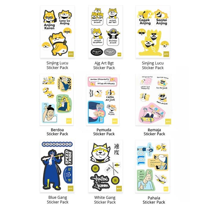 

Pilihan- Kitc Stiker Set Sticker Pack