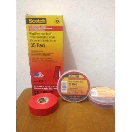 

Pilihan- Scotch 35 Red Vinyl Electrical Tape (3/4&Quot; X 66Ft)