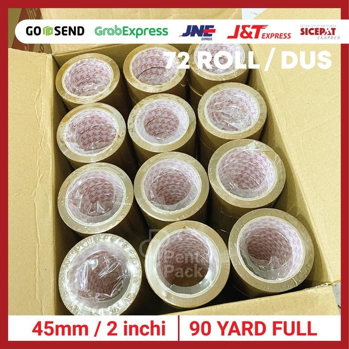 

Pilihan- [1 Dus Coklat] Lakban Selotip Isolasi (45 Mm/2 Inchi X 90 Yard)