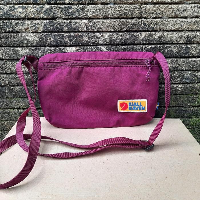 TAS SELEMPANG WAIST BAG FJALLRAVEN VARDAG POCKET ROYAL PURPLE ORIGINAL