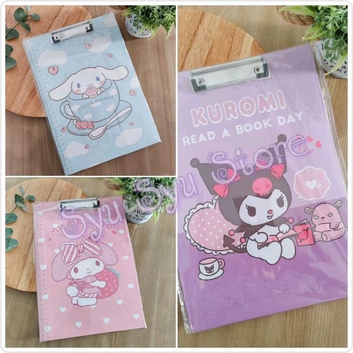 

Pilihan- Papan Jalan Alas Ujian Clipboard My Melody Kuromi Cinnamoroll