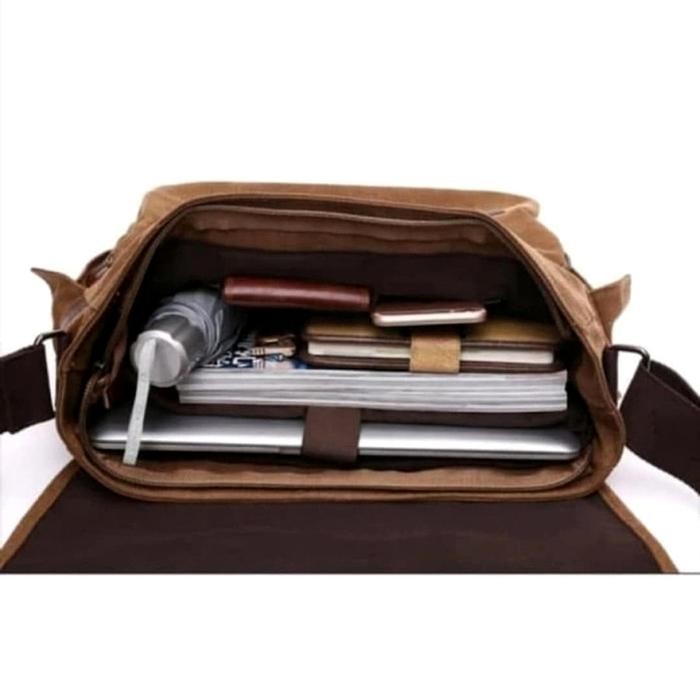 Tas Laptop Kerja Besar Pria Kulit Gsssnx