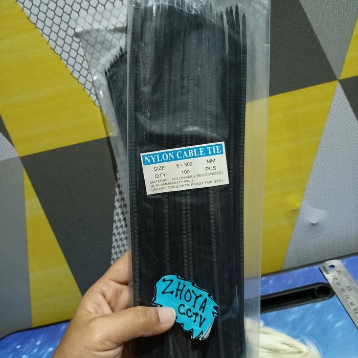 

Pilihan- Kabel Ties 5X300Mm Nylon Per 100Pcs