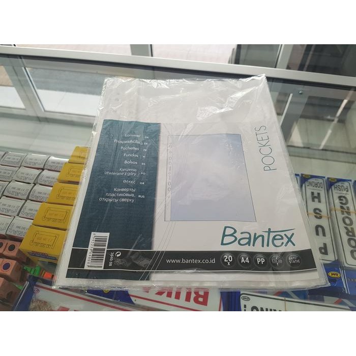 

Pilihan- Pp Pocket / Kantong Pp / Bantex A4 8040 / Clear