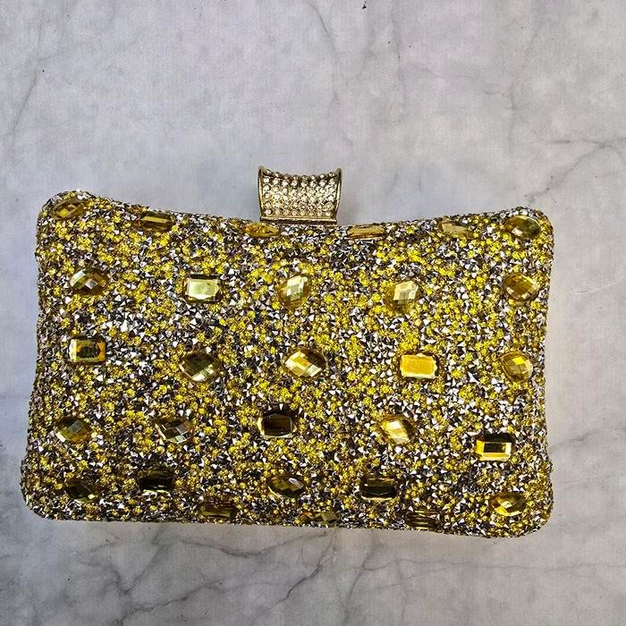 Tas Pesta Import Warna Gold