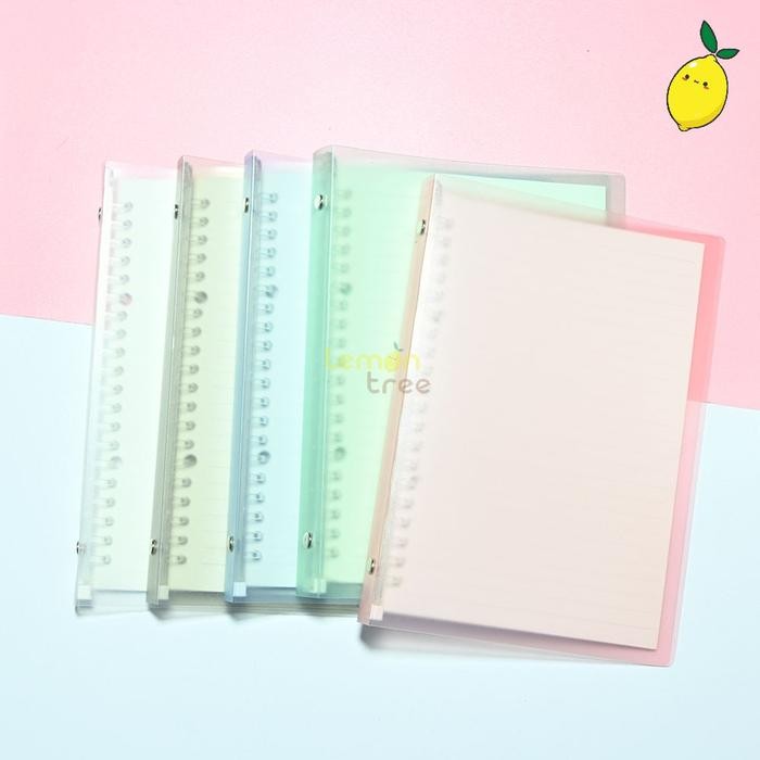 

Binder Transparan B5 Claire Plain Color Slim File Binder Kode 1155