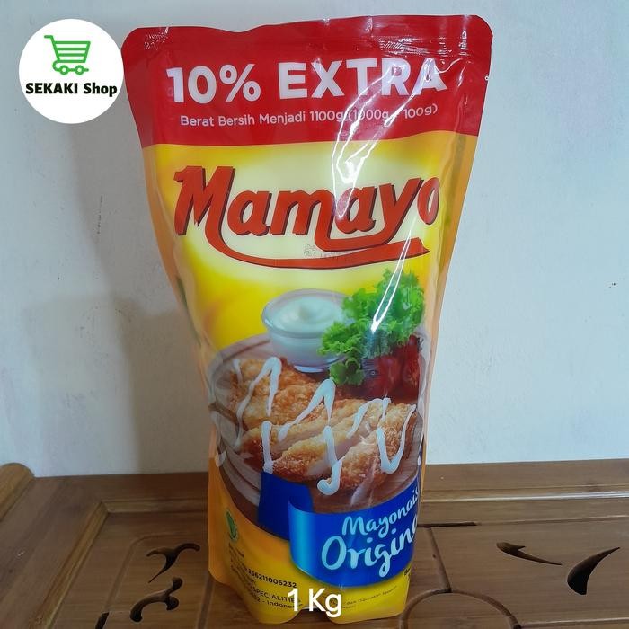 

Pilihan- Mamayo Mayonaise 1Kg + 150G / Mayonais Original / Mayones Saus Mayo