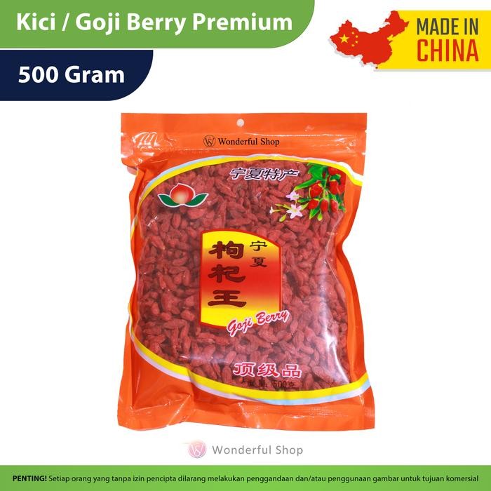 

Pilihan- Kici / Goji Berry / Wolf Berry Premium 500 Gram