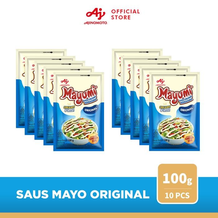 

Pilihan- Mayumi Mayonaise Saus Mayo Original 100G ( 10 Pcs)