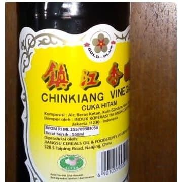 

Pilihan- Cuka Hitam Chinkiang Vinegar 550 Ml Gold Plum