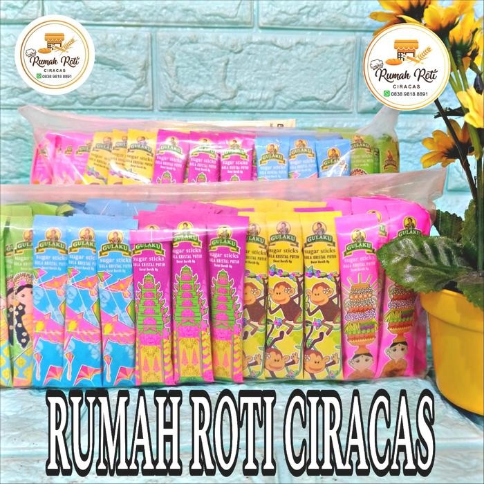 

Pilihan- Gula Stick Gulaku Kristal Putih 125 Pcs Kemasan Sachet 8 Gr Kopi Teh
