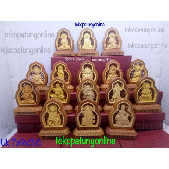 Patung Kwan Im Seribu Tangan Cien Shou Kwan Im Ukir Kayu 01