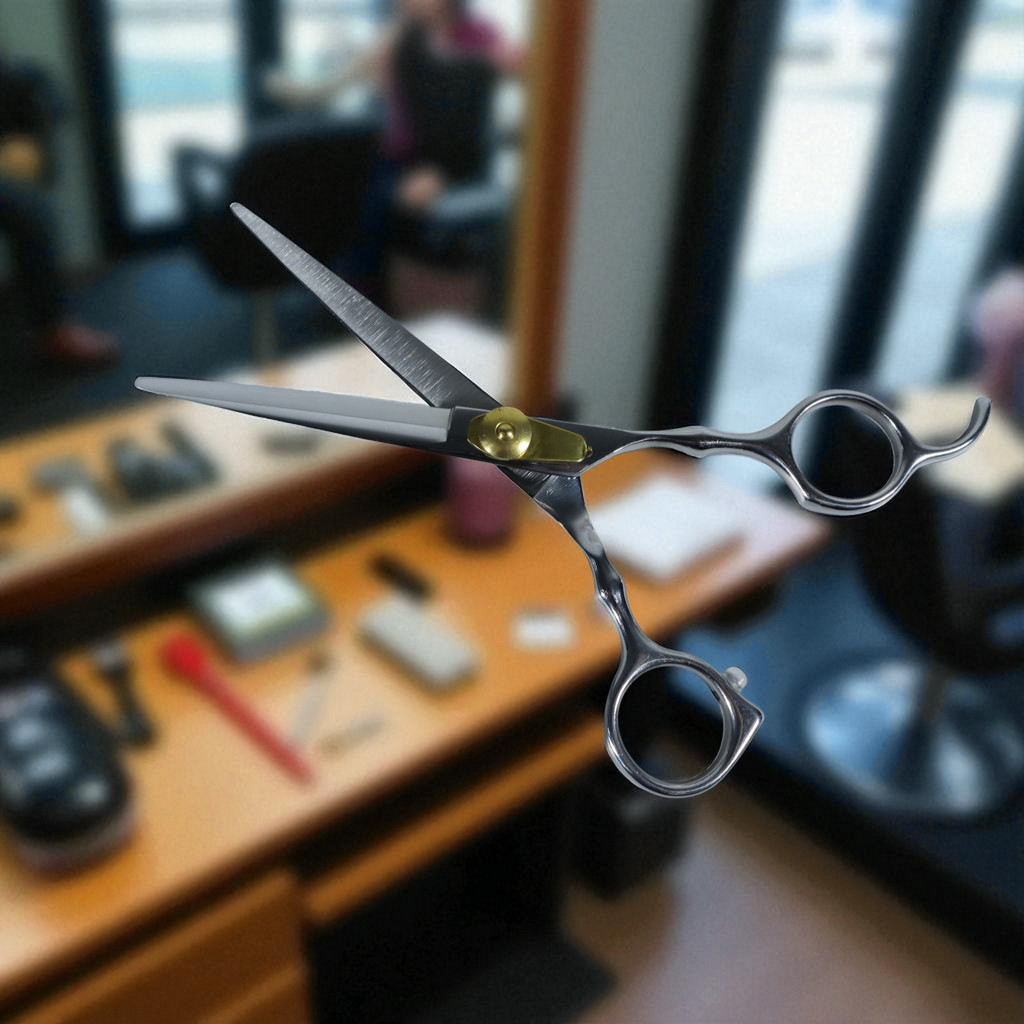 

Gunting Rambut Lurus Oil Quenching Stainless Steel 4Cr13 6 Inch - AQ6