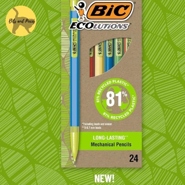 

BIC Ecolutions 0.7 Eco-Friendly Mechanical Pencil 81% Recycled