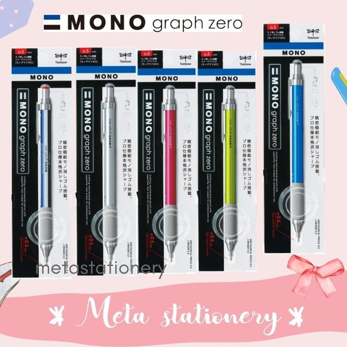

Pensil Mekanik Tombow Mono / Mechanical Pencil Metal Grip 0.5mm